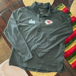 SOLD Kansas City Chiefs Super Bowl Nike Drifit Quarterzip